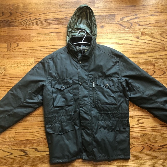 BARBOUR OLIVE SAPPER WAXED JACKET - Picture 6 of 7